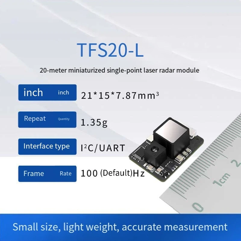 20m Miniaturized Single-Point Laser Radar Module with High for Drones/Robots/IoT-A86Z