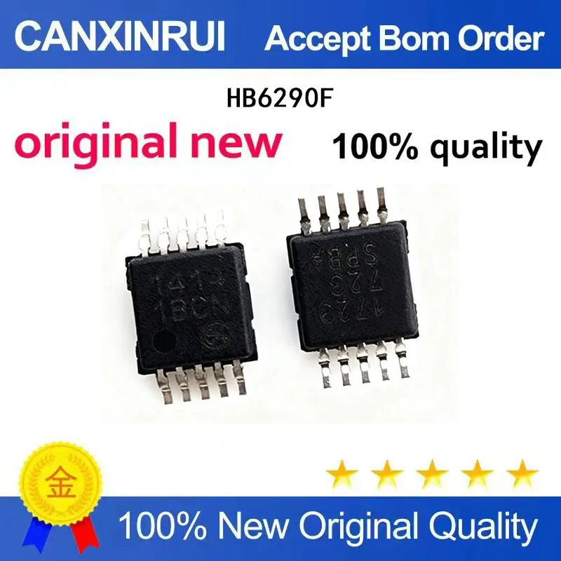 (5-100pieces)Brand new original HB6290F battery buck charging chip, MSOP10 package, synchronous rectification IC
