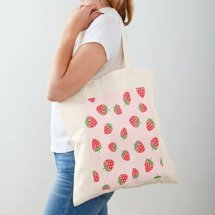 

Strawberry Tote Bag reusable shopping bag Shopper bag handbag Women's shopping