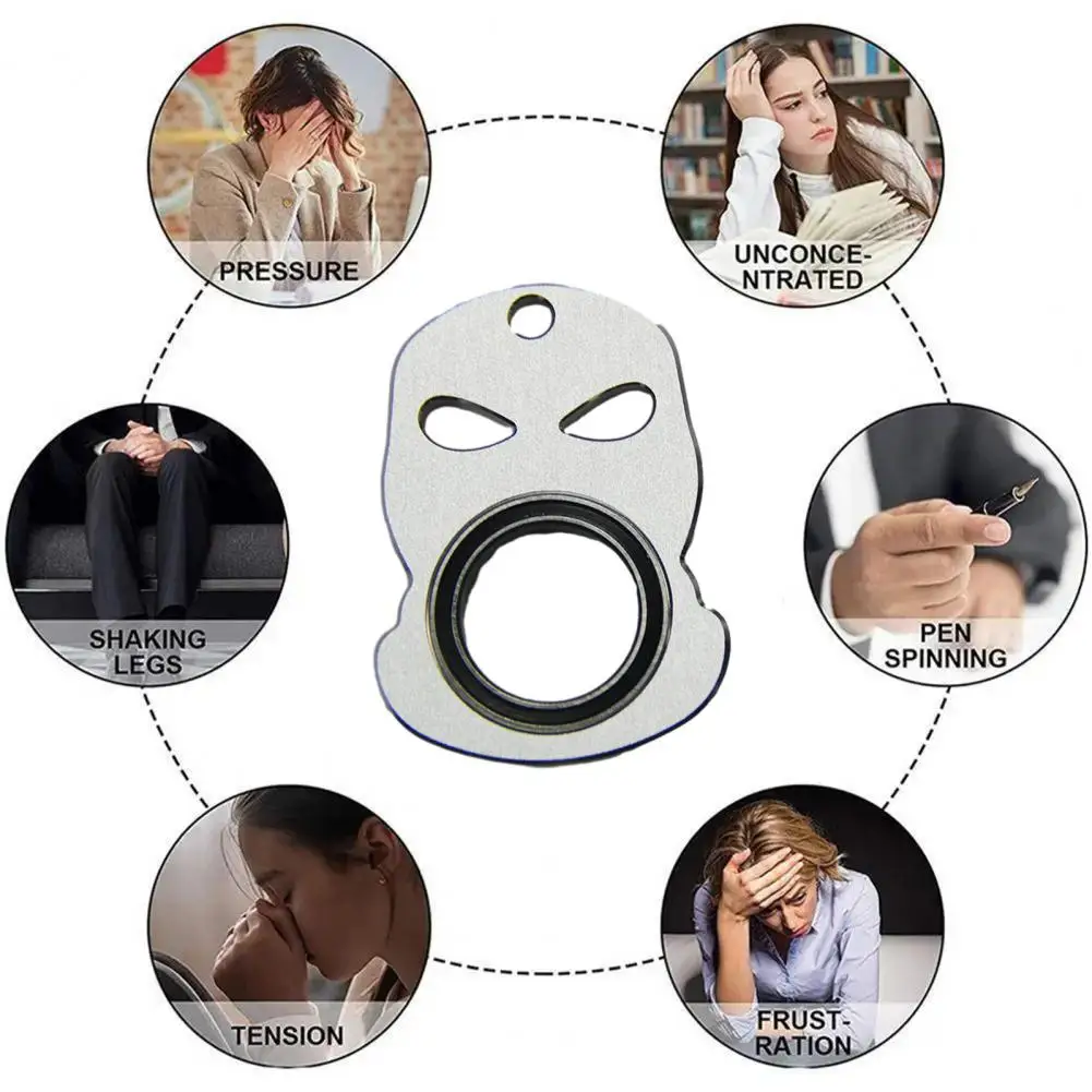 

Key Organizer with Spinner Pocket-sized Fidget Spinner Keychain for Stress Relief Anti-anxiety Toy Metal Gadget for Teens