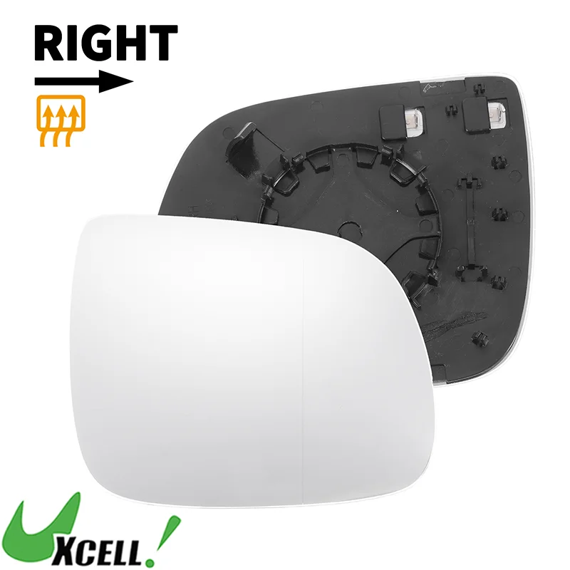 

UXCELL Auto Right Passenger Side White Mirror Glass with Back Heated for AUDI Q7 2010-2014 Car Accessories Exterior Parts
