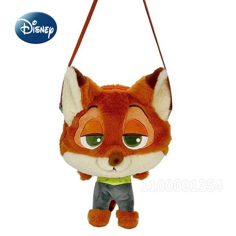 Disney Nick Nuova borsa a tracolla in peluche Borsa a tracolla in peluche da donna carina cartone animato Borsa in peluche per bambini casual di alta qualità