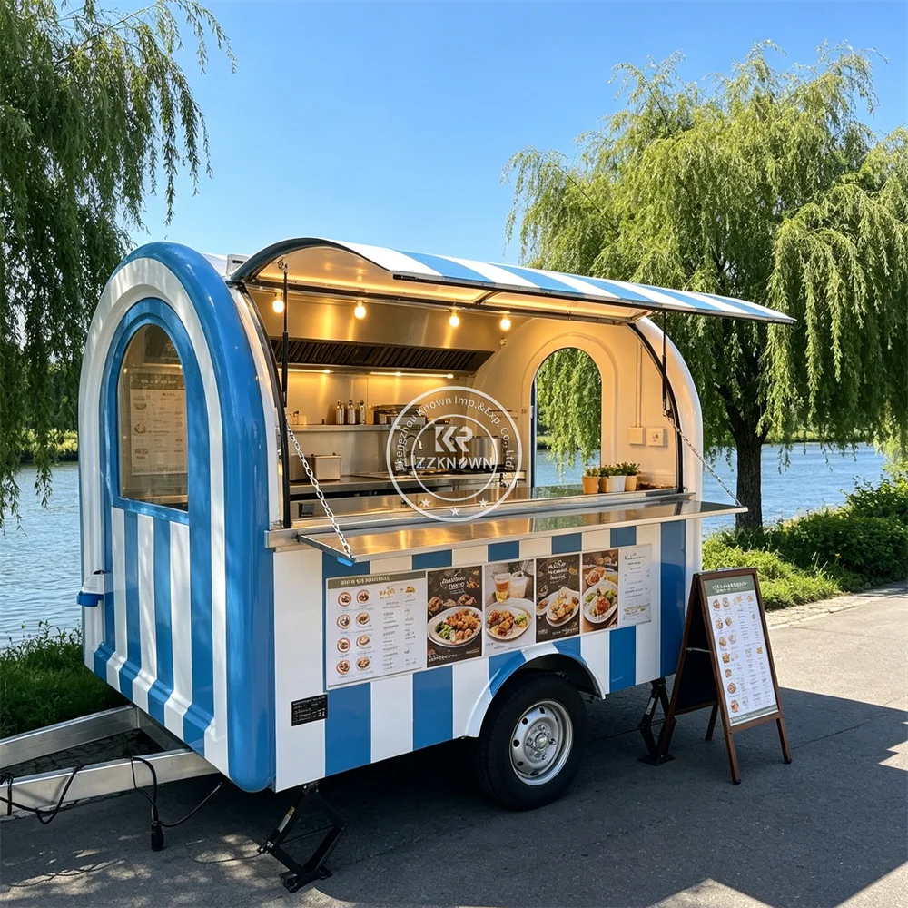 Factory Customized Mobile Kitchen Food Trailer Luxury Restaurant Catering Truck Commercial Catering Food Truck Fully Equipped