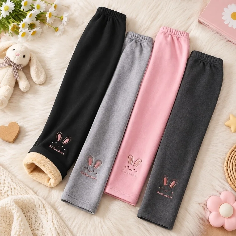 Fashion Autumn Winter Leggings Cashmere-Style Soft Warm Girl Pants Elastic Waist Comfortable Winter Leggings For Girl