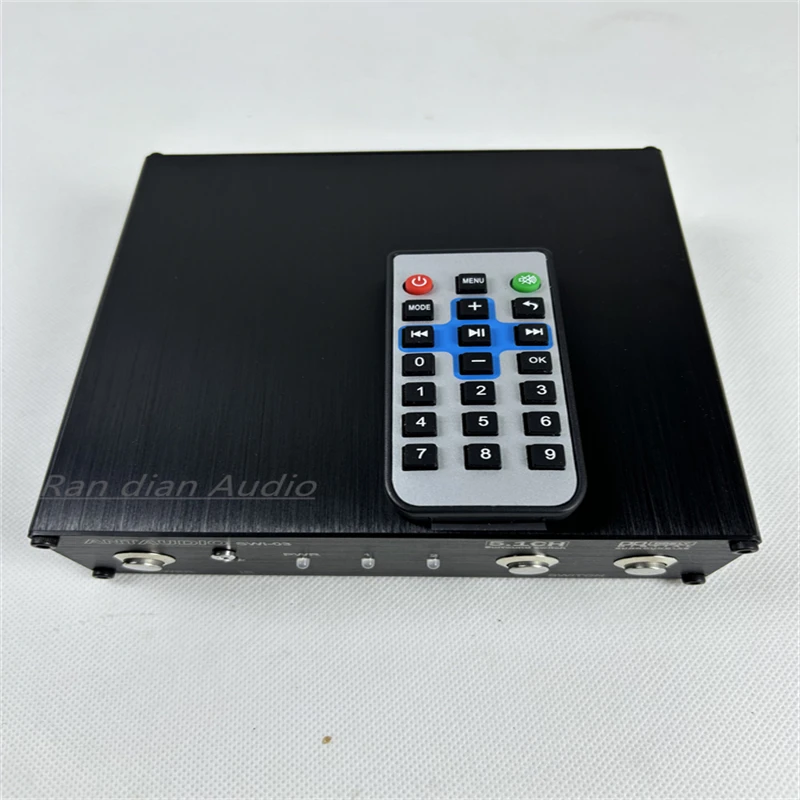 Excellent  5.1 Channel Audio Switcher 2 Input 1 Output Audio Input Selector 5.1CH Audio Switcher With Remote Control