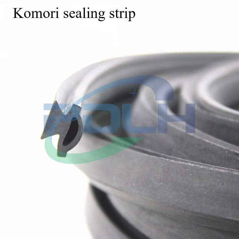 Komori Printing Machine Automatically Cleans Cloth Seal Strips