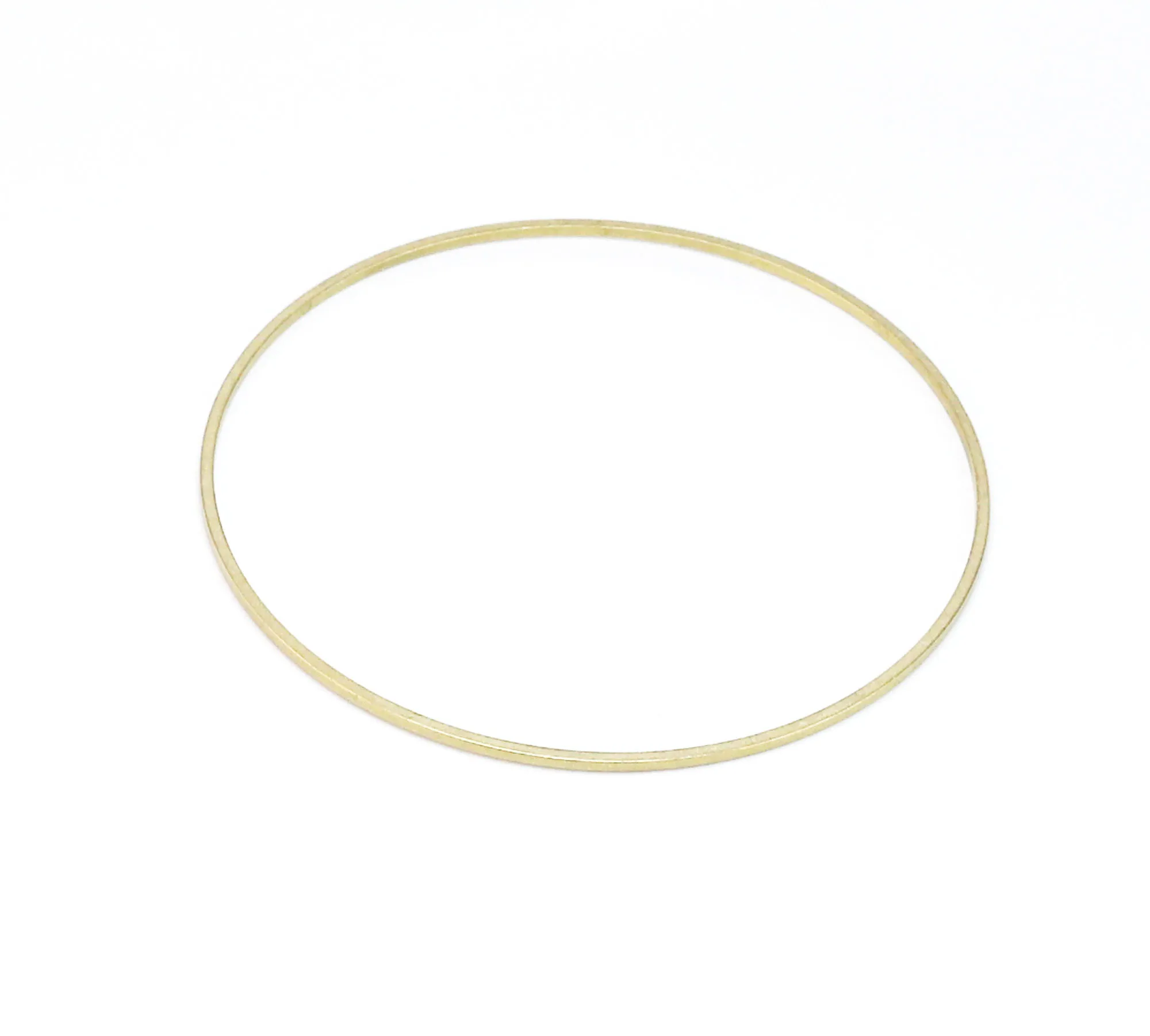 20pcs Round Circle Charm, Metal Circle Rings, 70mm, Brass Round Earring Charms, Jewelry Making, Brass Decoration - R577