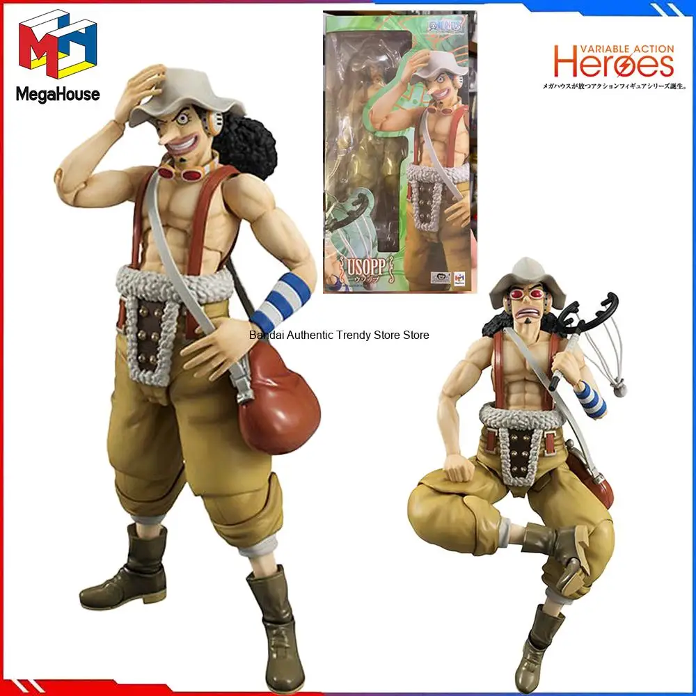 100% Original in Stock MegaHouse Variable Action Heroes One Piece Usopp Collection Series Anime Figure Action Figure Model Toys