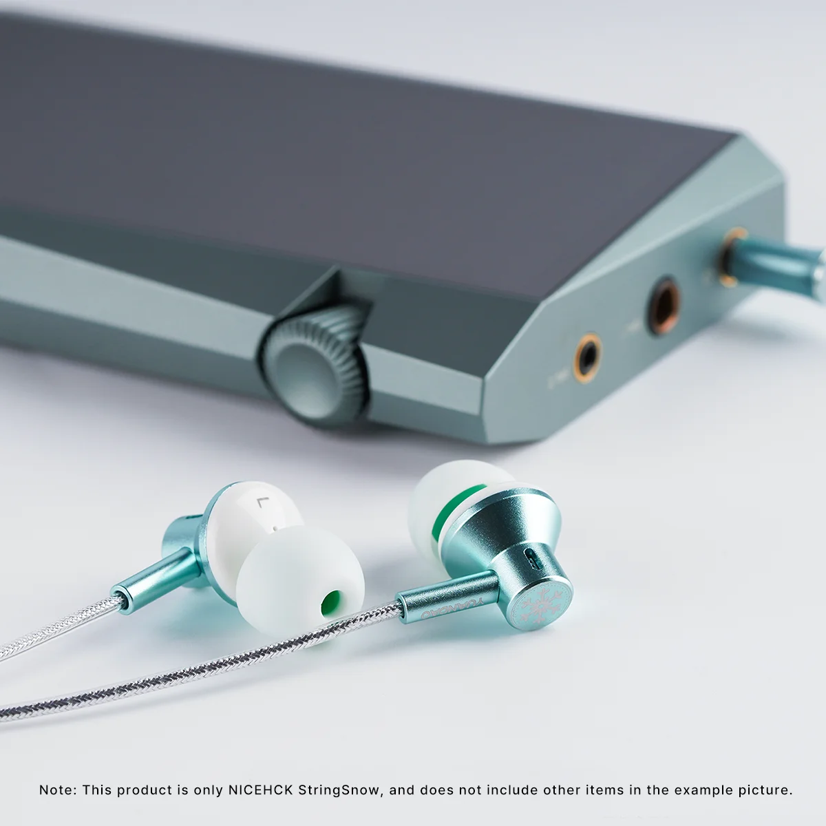 NICEHCK StringSnow 인이어 이어폰 10mm 큰 사이즈 다이나믹 드라이버3.5mm/Type-C 플러그 HiFi 유선 HD 마이크폰 뮤직 스포츠 게이밍 IEM