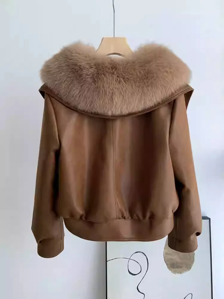 Winter New Fur Thicken Coat for Women High-quality Loose Sheepskin Fur Sherpa Jacket Womens Lambskin Shearling PARKA