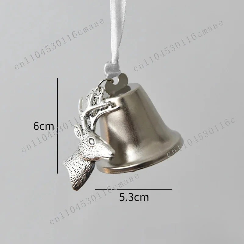 

NEW Christmas Forged Iron Bell Pendant Christmas Snowflake Bell Christmas Tree DIY Ornament