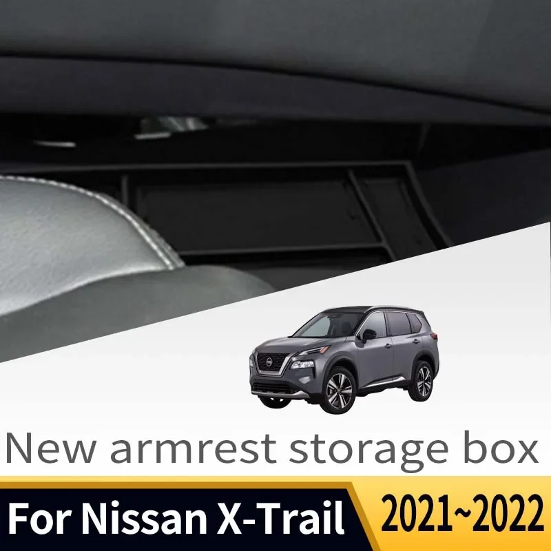 

Auto Parts Suitable For Nissan X-Trail Rogue 2021~2022 Car Central Control Armrest Storage Box Multifunctional Auto Accessories