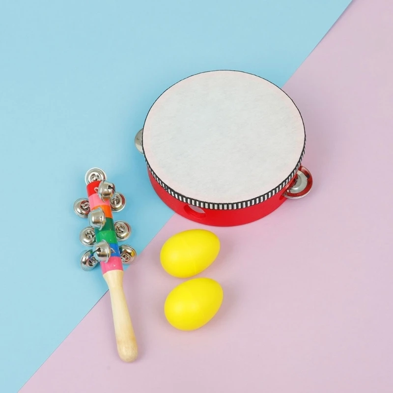 10 unidades instrumentos percussão para crianças Orff percussões para educação pré-escolar