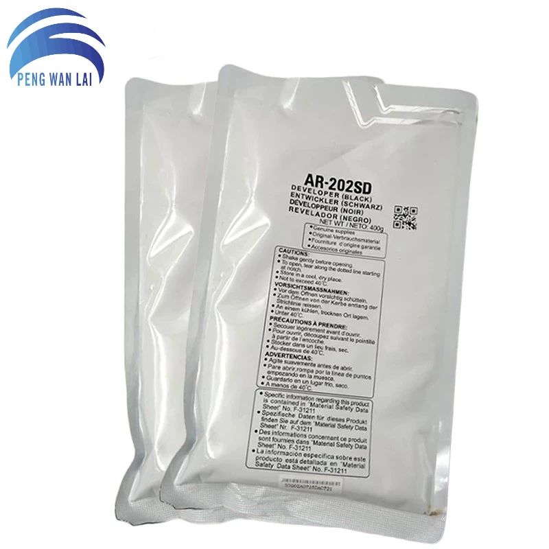 1PC 400G สีดำผู้พัฒนาแป้งสำหรับ Sharp AR 202 205 255 275 236ใช้งานร่วมกับ AR202SD AR205 AR255 AR275 AR236