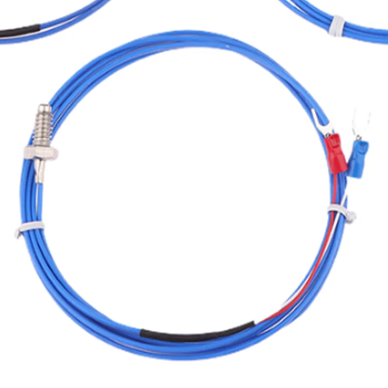 

1Pieces K/PT100 Type Thermocouple – M3/M4 Copper Screw, 0.5/1/2M Waterproof PTFE Cable, High-Precision 3D Printer Temp Sensor