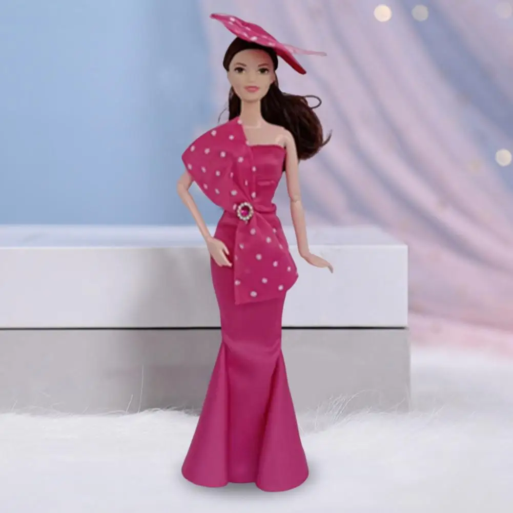 

Unique Doll Accessories Good-looking Cloth Doll Costume Hair Accessories Tear-resistant Kids Toy for Child