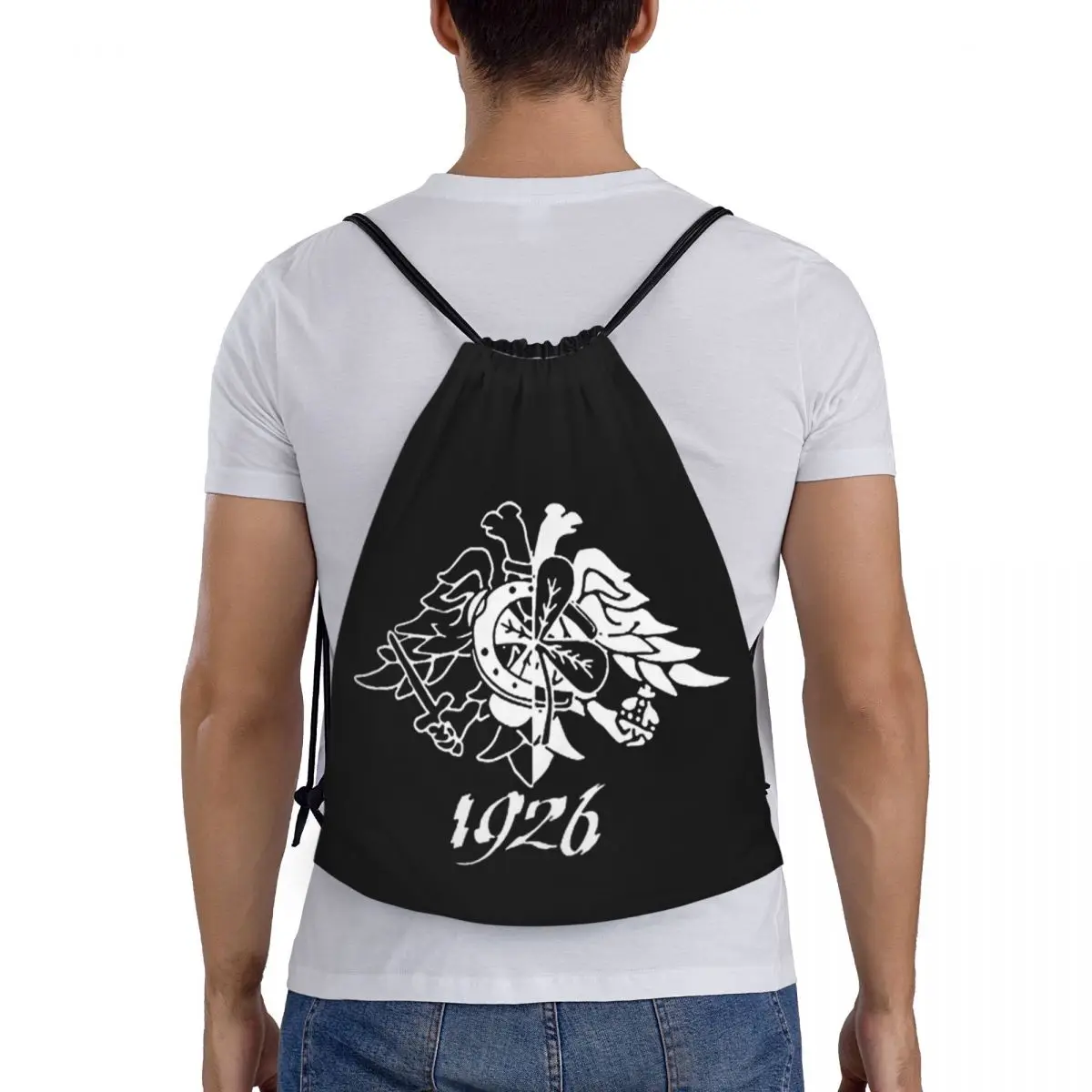 

Paok Thessaloniki Ultras Hooligans Backpacks Fashion Portable Drawstring Bags Sports Bag Book Bags For Man Woman School