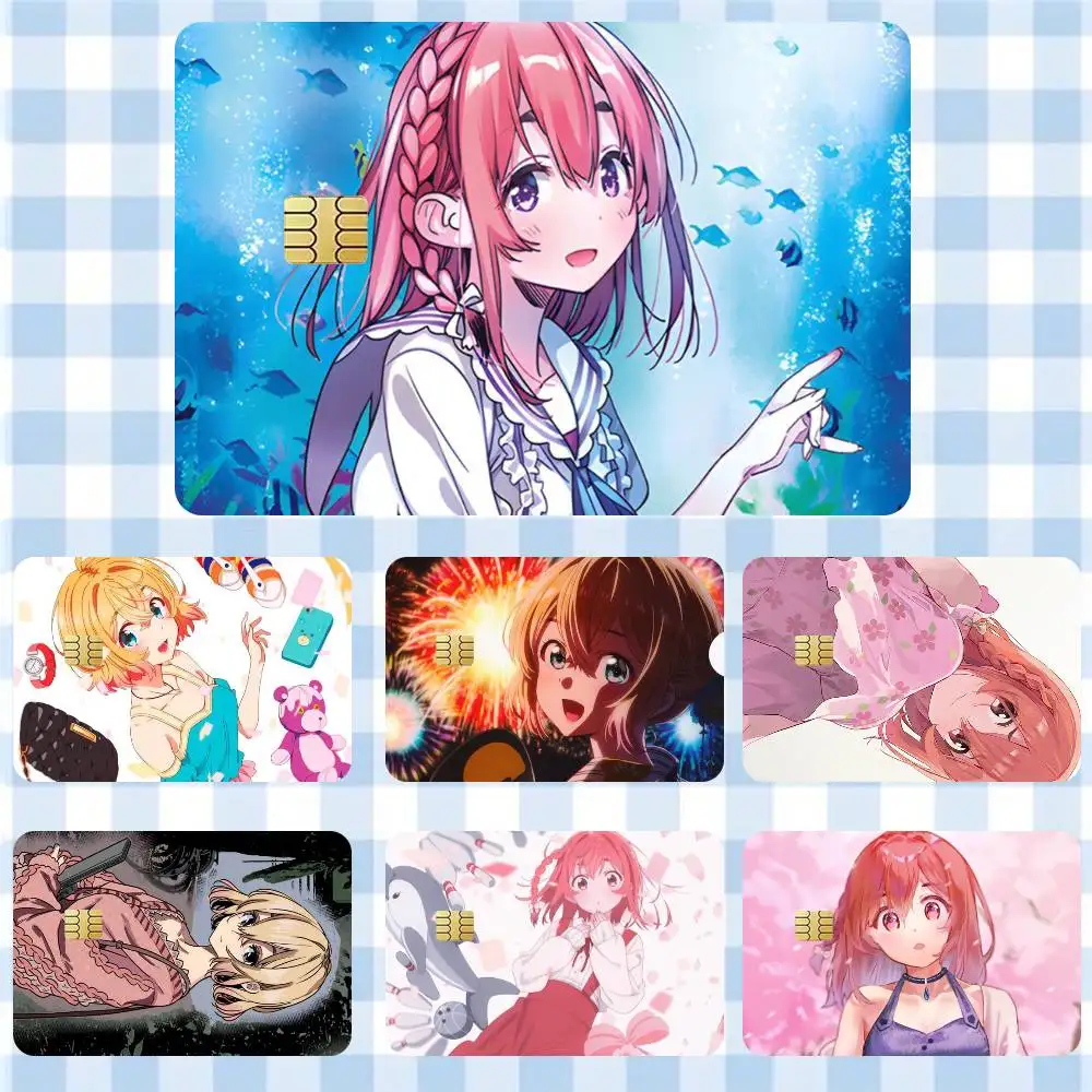 

Kanojo, Okarishimasu Sumi Sakurasawa Sticker Film Tape Skin for Credit Card Debit Card Cartoon Waterproof Stickers