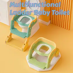 2023 New Ladder Multifunctional Baby Toilet Removable Foldable Kids Training Seat For 1-10 years Boys and Girls.