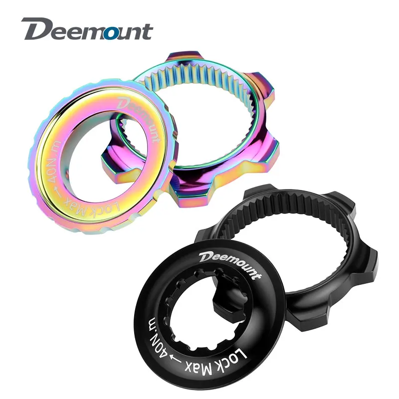 

Deemount Bicycle Centerlock To 6-Hole Adapter Hub Center Lock Conversion 6 Bolt Rotor Adapter For MTB Road Bike Disc Brake DIY