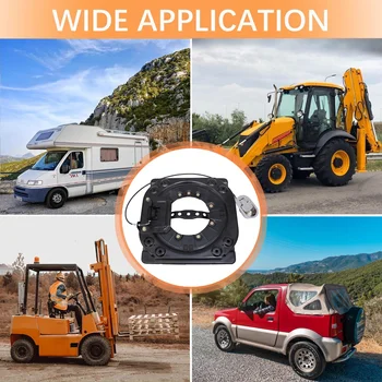 重型座椅旋轉底座,附控制開關,3.0mm鋼板材質,可360度旋轉,適用於房車、露營車、船隻。 8 最佳銷售 露營車旋轉座椅 - №4