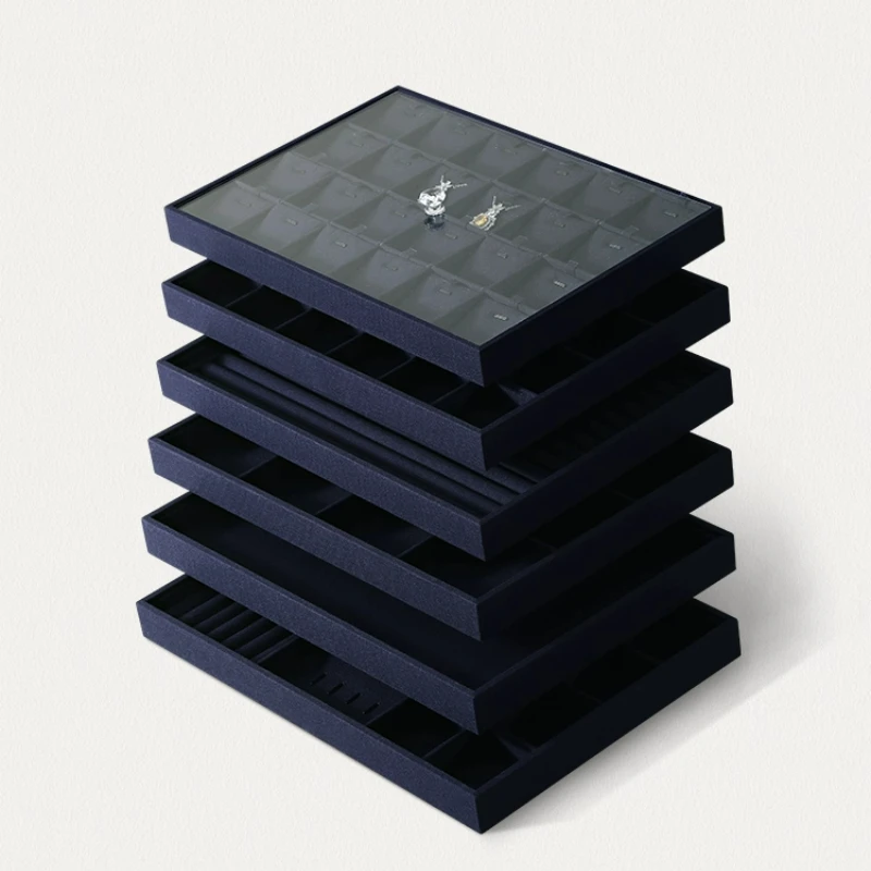 

Jewelry storage display tray, rings, necklaces, bracelets, jewelry viewing tray, props