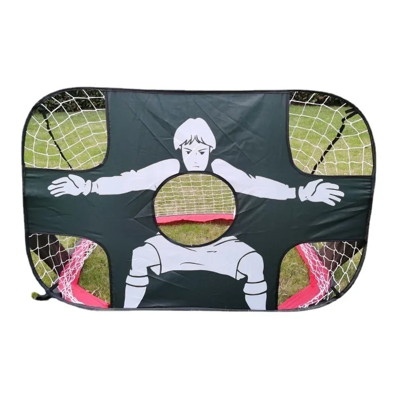 

Football door, children's home portable simple football frame, movable folding outdoor small football door