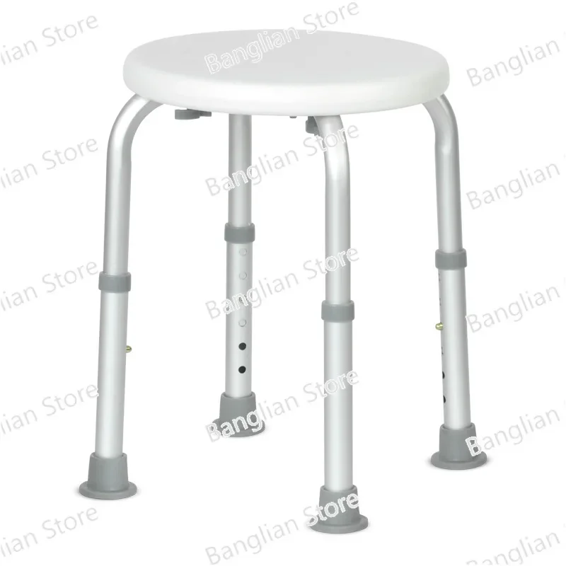 Aluminum Alloy Elderly Disability Products, Rehabilitation Shower Mats, Round Stools, Anti Slip Height Adjustable