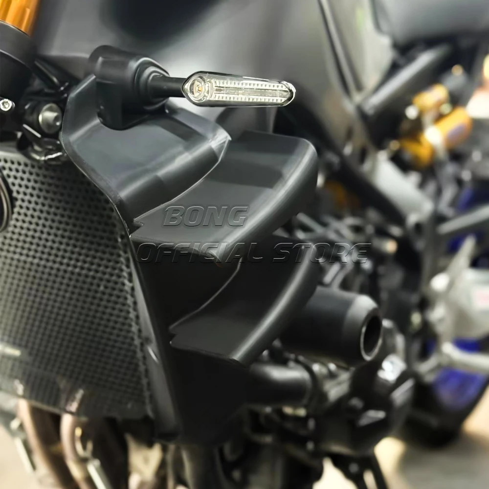 Für YAMAHA MT-09/SP Seitenflügel Seitenspoiler Frontspoiler MT09 2021 2022 2023 Frontspoiler Unterer Spoiler Flanke – Detail 5