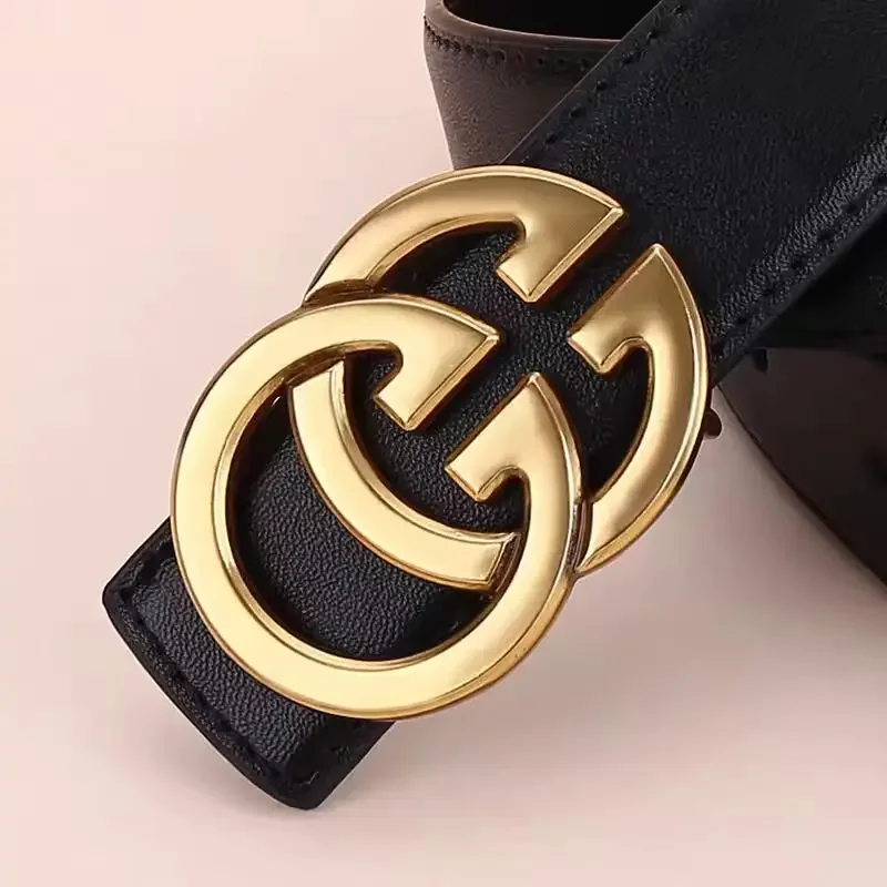 Women's Casual Denim Buckle Decorative Waistband for Students Top Quality Leather Belt Versatile Simple Style Female Accessories image 5
