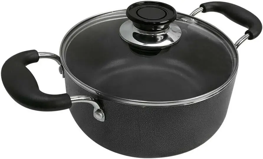 

For 9-1/2'' Aluminum Dutch Oven Pot Cookware 5 Quarts Cooking Stewing Braising
