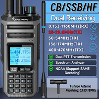 NEW Quansheng Walkie Talkies Long Range TK11(5) 10W Dual Receiving VHF UHF AM SSB CB FM NOAA Handheld Two Way Radio Ham Amateur
