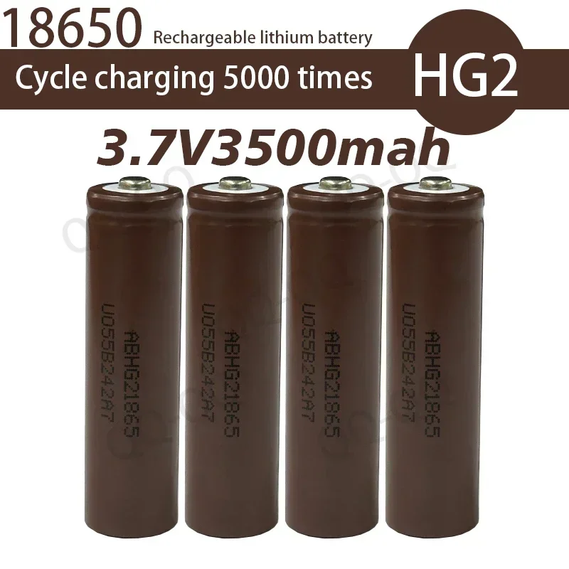 2024NEW Rechargeable Battery Factory  Best-selling 18650 Battery Lithium-ion Tip HG2 3.7V 3000MAH Suitable for Microcomputers