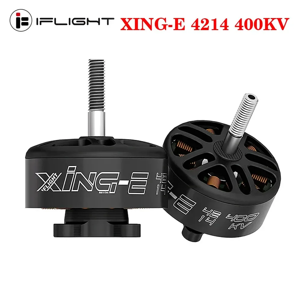 SkyDElIFlight XING-E 4214 400KV Brushless Motor 6mm Shaft Compatible HQ13-15inch GF1410 Propeller For X413 Frame Kit Long Range