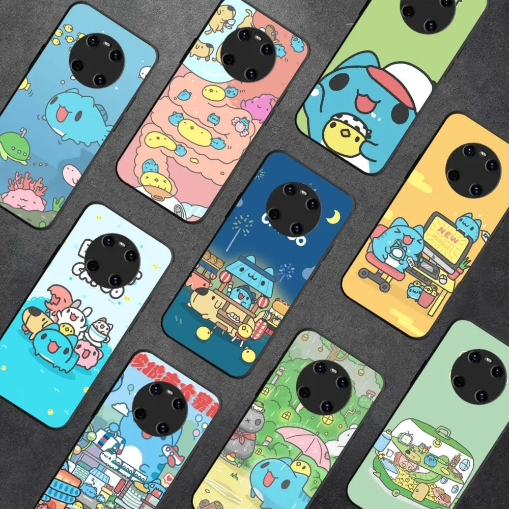 Bugcat Capoo cartoon Phone Case For Huawei Y9 6 7 5 Prime Enjoy 7s 7 8 plus 7a 9e 9plus 8E Lite Psmart Shell