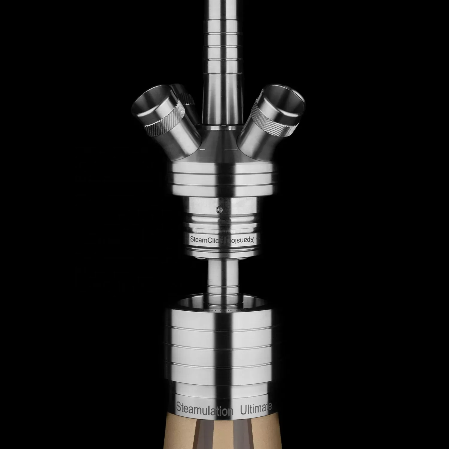 Steamulation الألمانية عالية الجودة 304 الفولاذ المقاوم للصدأ الشيشة S4 مصنع صنع الفاخرة الشيشة الألمانية الشيشة