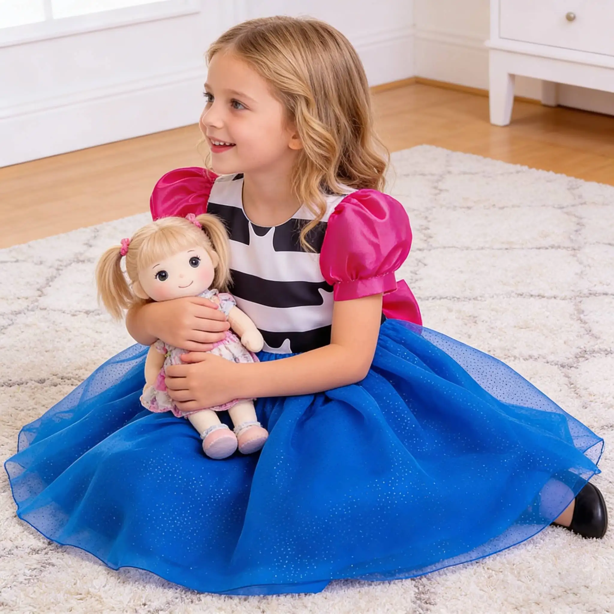 2026 Mädchen Cartoon Gaby Katzen Prinzessinnenkleider Karnevalskostüm Kinder Gaby's Dollhouse Kleidung Kindergeburtstag Partykleid