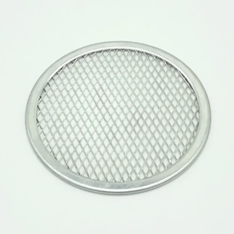 شاشة بيتزا ألمنيوم غير ملحومة ، مقلاة شواء شواء مستديرة ، درجة تجارية ، 6 بوصة ، 7 بوصة ، 8 بوصة ، 9 بوصة ، 10 بوصة ، 11 بوصة #4