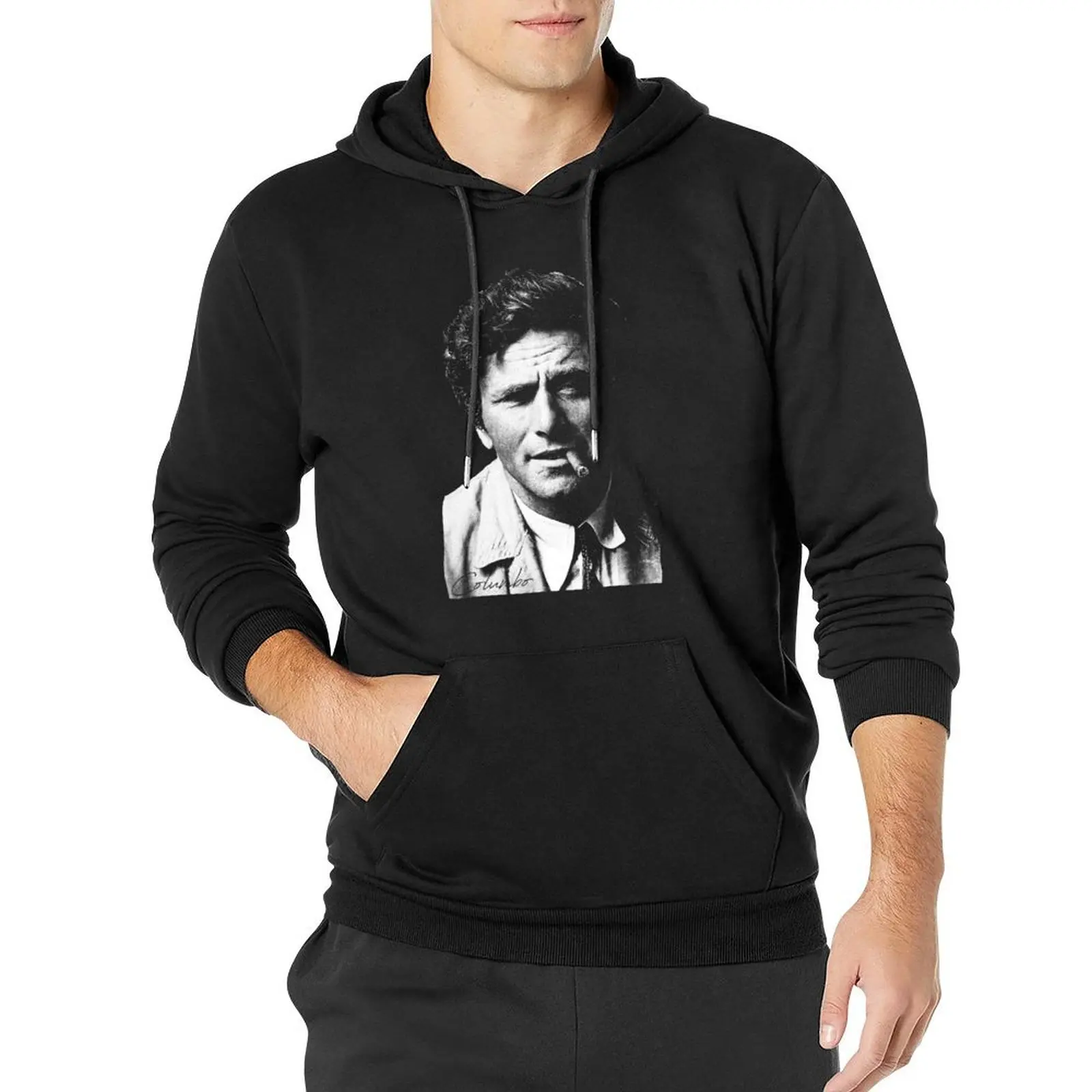 

Columbo Portrait Pullover Hoodie мужская дизайнерская одежда мужская одежда аниме толстовка