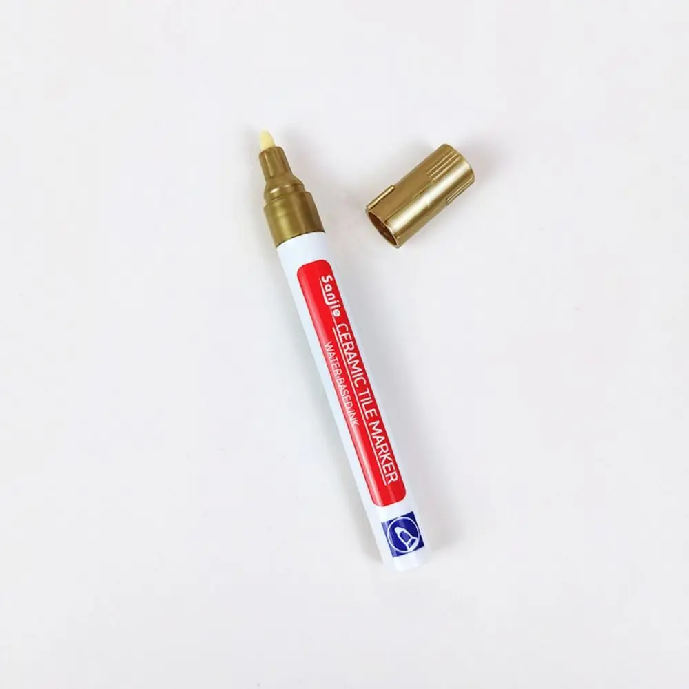 White Tile Marker Grout Pen 10 Color Optional Inkiness Wall Seam Pen Single Head Waterproof Ceramic Tile Beauty Stitching Pen