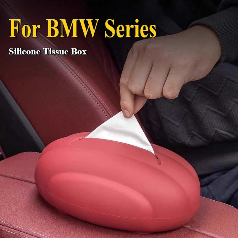 

Silicone Tissue Box For BMW1 3 5 7Series X1 X3 X4 X5 G20 G32 F48 G01 G02 G05 G07 G60 G45 Car Interior Modification Accessories