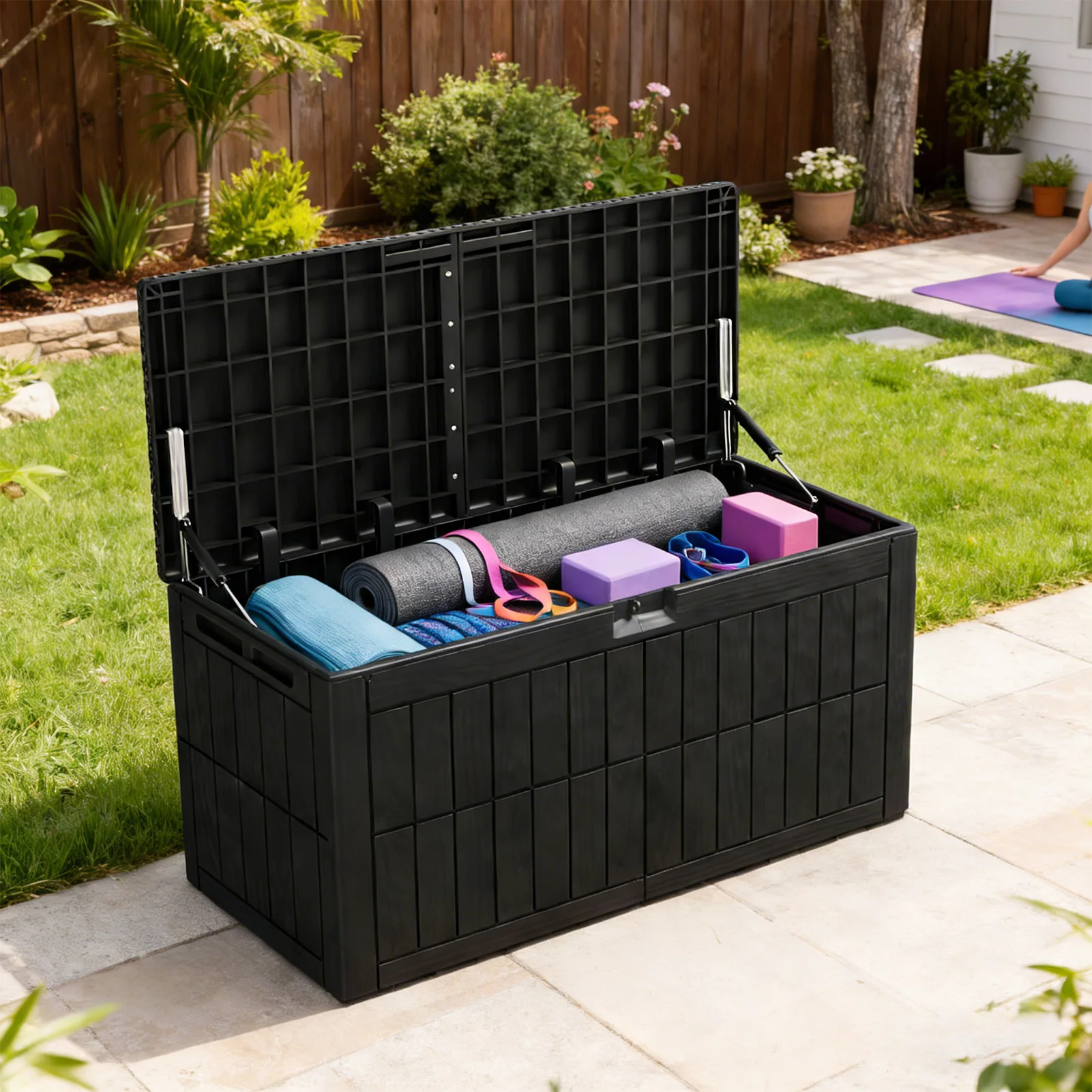 100 Gallon Outdoor Storage Box - Outdoor Furniture With Storage For Cushions ulasan dan harga