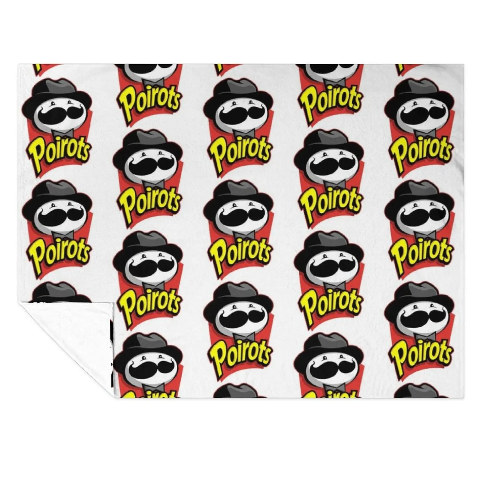 

poirots mustache Throw Blanket Comforter Quilt Retros Blankets