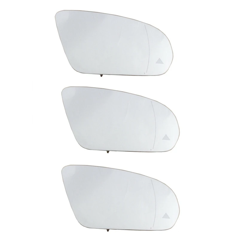 

3X Right Side Wing Rearview Mirror Glass Blind Spot Heated For Mercedes-Benz C,E,S,GLC Class W205 W222 W213 2013-2021