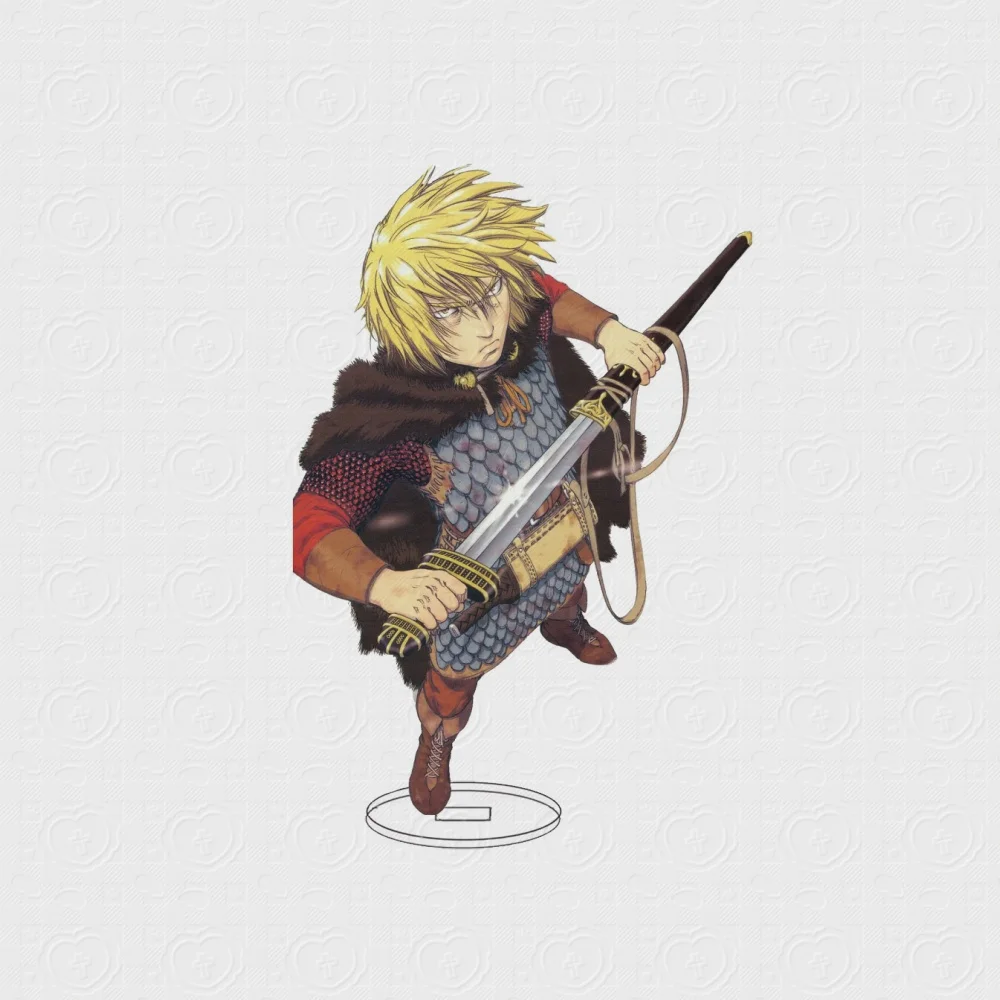 15CM Anime Vinland Saga Acrylic Stand Model Cosplay Charm Characters Ornament Accessories Goods  Collection Christmas Gifts - Image 4