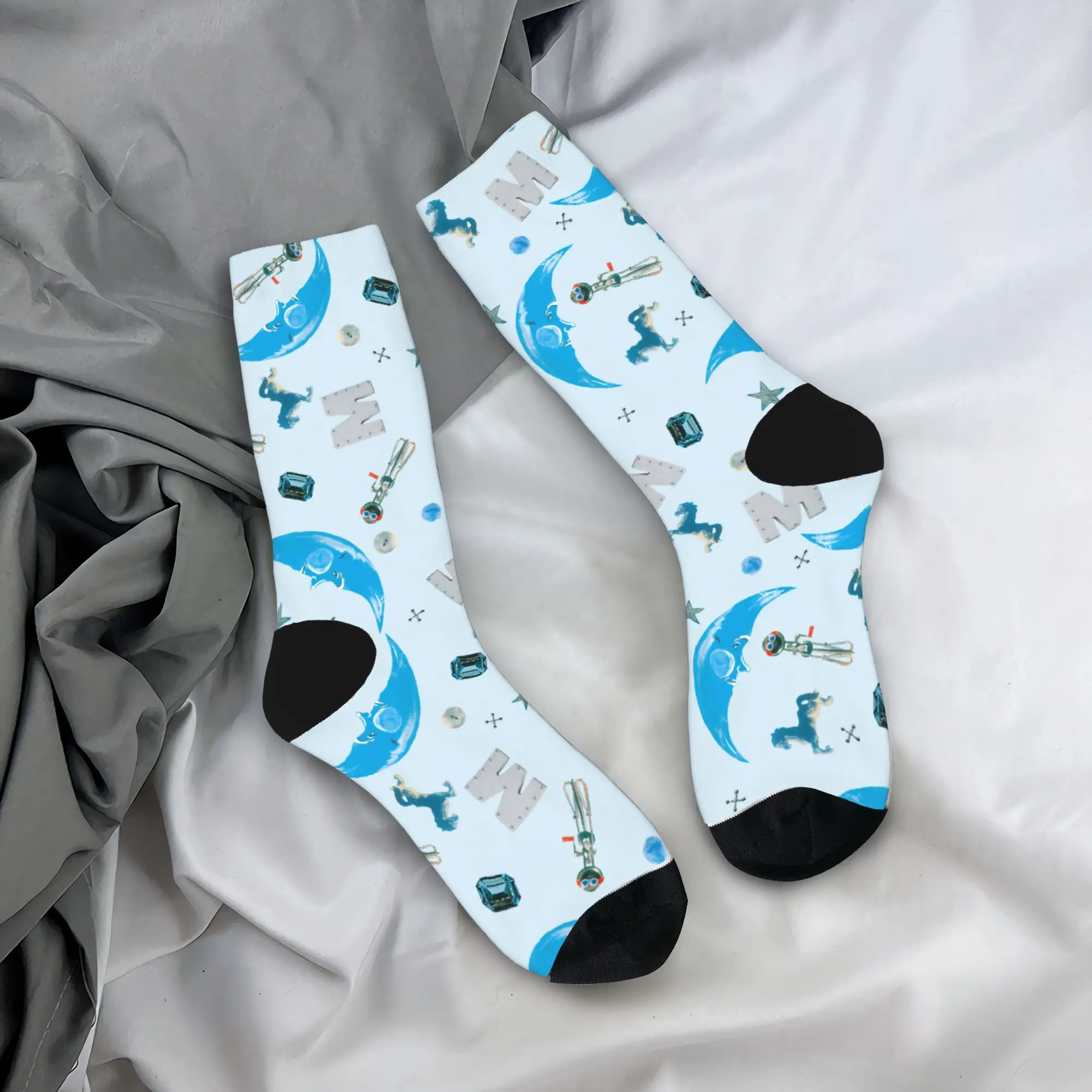 

I S-Spy Socks Winter Stockings Vintage Men's Warm Soft Socks Design Cycling Non Slip Socks