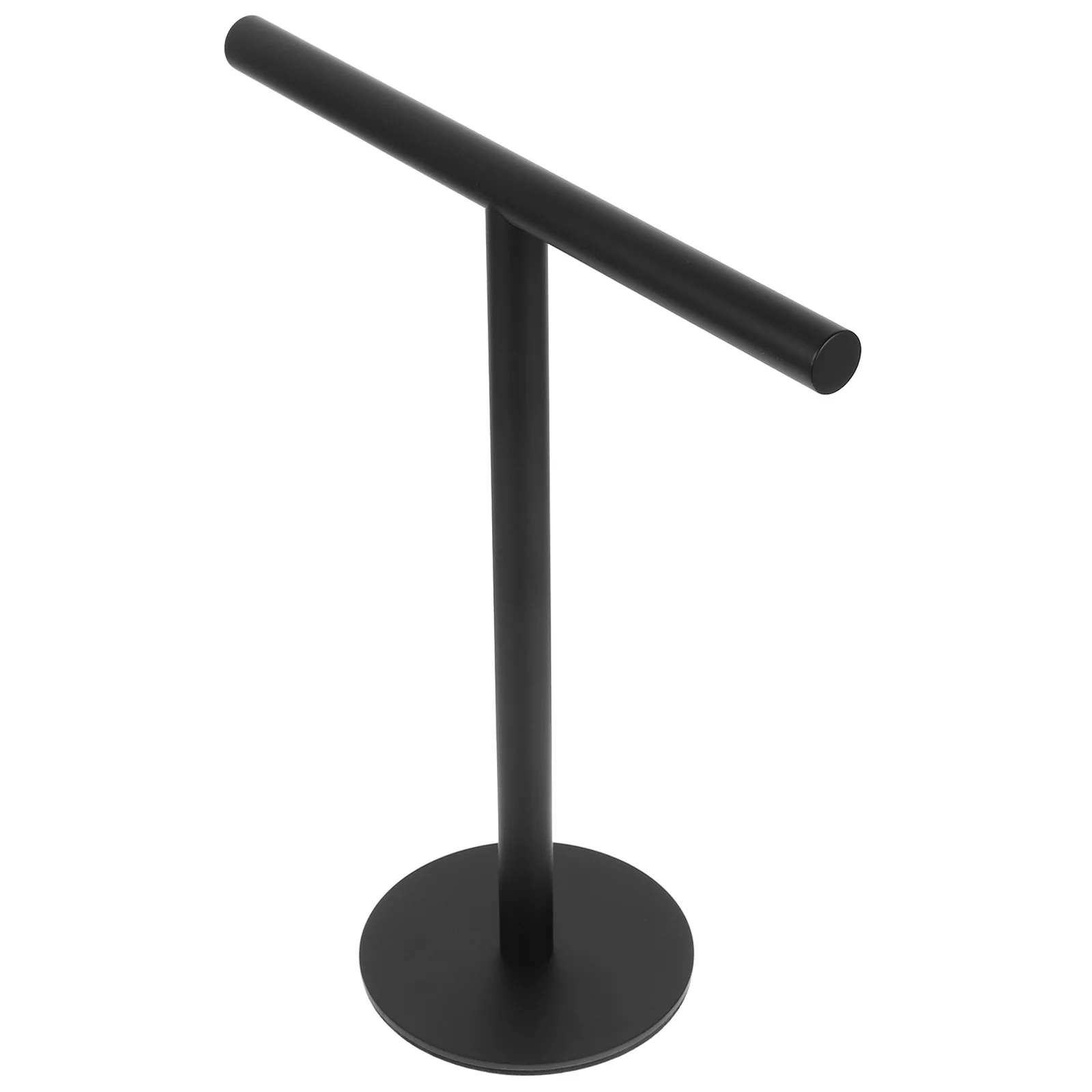 ステンレス鋼 T 字型タオルラック立ち浴室カウンタートップタオルホルダーキッチン化粧台収納オーガナイザーラック用