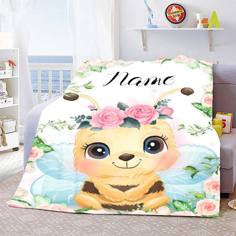 

Custom Blanket Custom Name Blanket Baby Girl Boy Blankets Flannel Throw Blanket Personalized Family Friends Kids Blanket Gifts