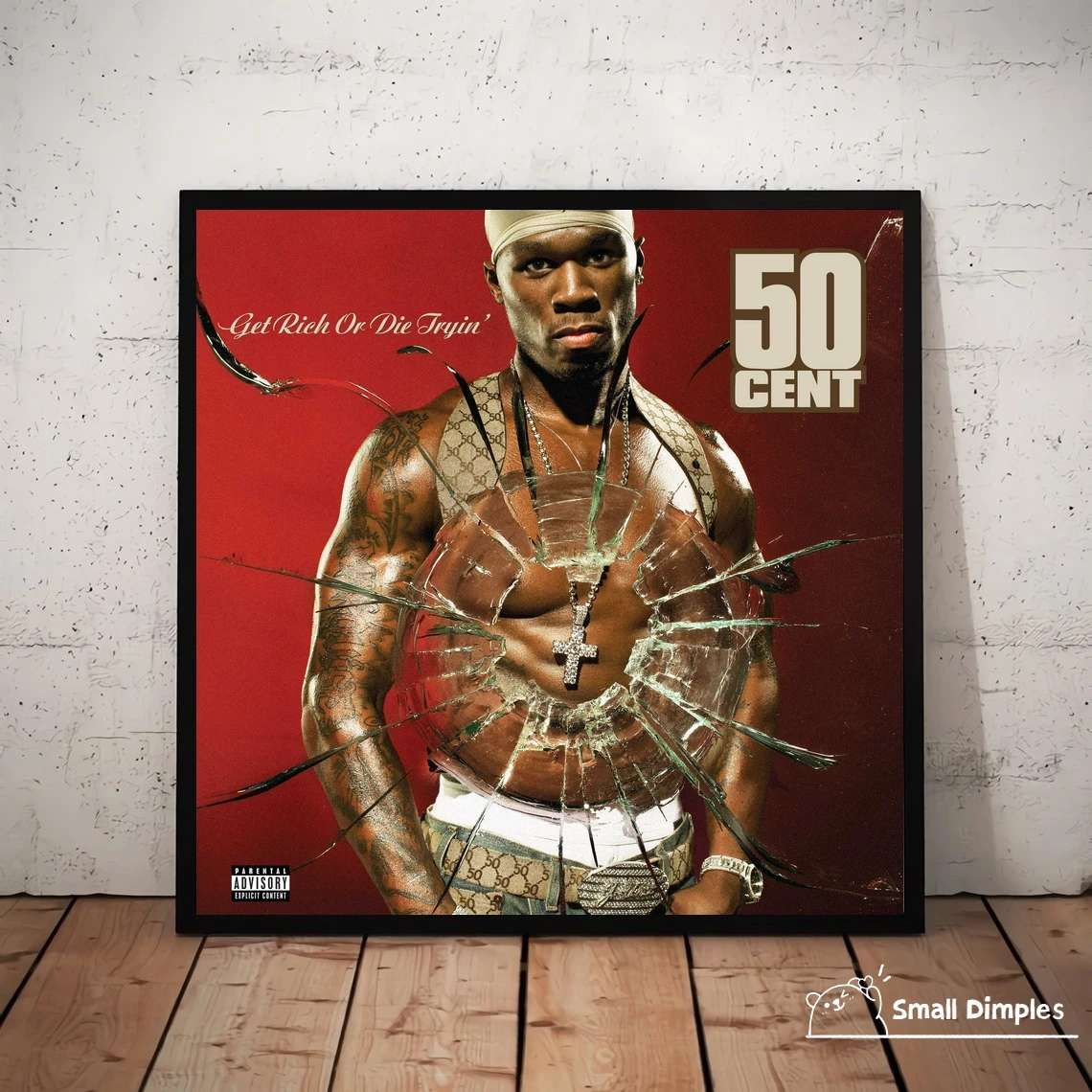 

Get Rich Or Die Tryin' Music Album Cover Poster Canvas Art Print Home Decoration Wall Painting (No Frame)