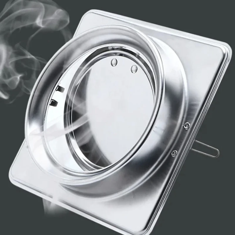 Stainless steel range hood check valve range hood fire prevention